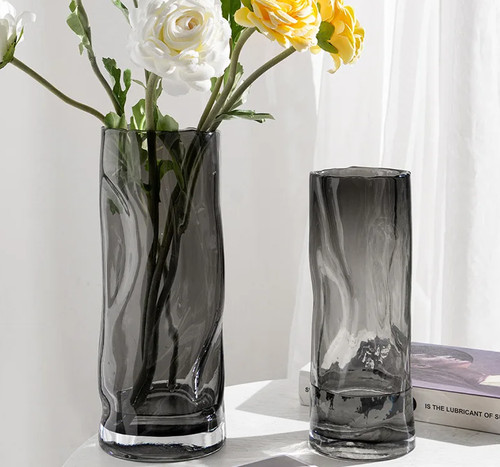 Moderne wellen glasvasen - moderne,