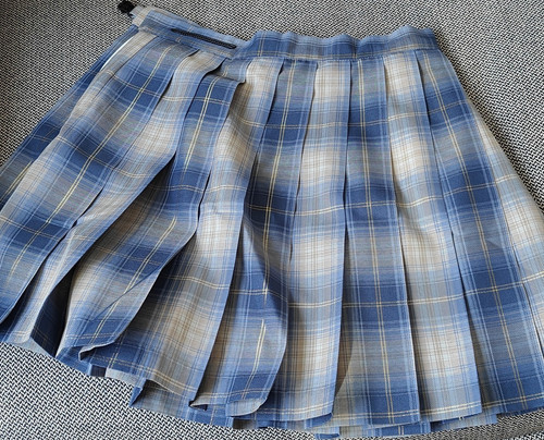 Blau beiger karierter - blau-beiger,