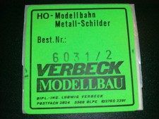 Verbeck H0  Best.Nr.:  6031/2