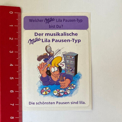 Aufkleber sticker milka - sticker:, der