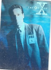 TCS 854  Akte X / X Files Trading Card Serie 3 1996 X1 Hologram Karte Fox Mulder