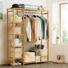 Bambus kleiderschrank offener - bambus,