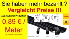 Kantenschutzprofil Kantenschutz Gummi Keder flexibel selbstklemmend 0 1 2 3 4 mm