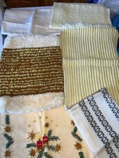 12 DDR Sofakissenbezüge VINTAGE + 1 Sesselschoner dehnbar BPC - Wiederverkäufer 