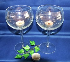 2 Rotwein Gläser Gold Spirale