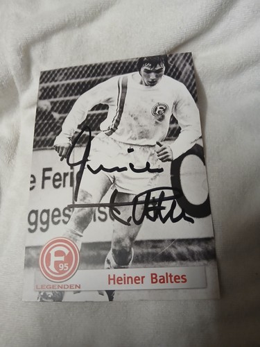 Signierte heiner baltes - ak,