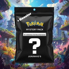 Pokémon Mystery Pack - „XL“ 1 Garantierte Bewertete Karte + Booster - De/En/Jap