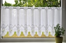 Scheibengardine weiß