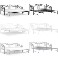 Ausziehbett Grau 90x200cm