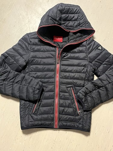 Guess samt steppjacke schwarz - steppjacke,