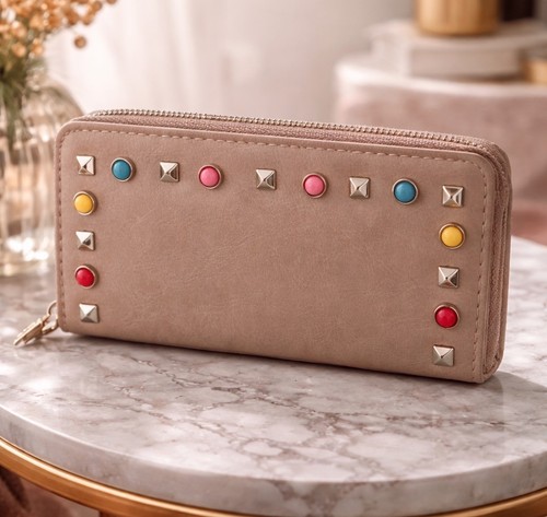 Damen geldbörse beige mit - damen,