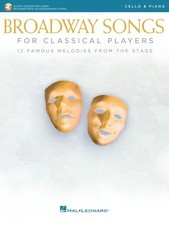 Noten Broadway Songs for Classical Players – Cello und Piano Book & Audio-Online