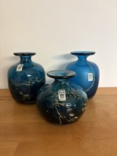 3 Vasen Mdina Malta Glaskunst