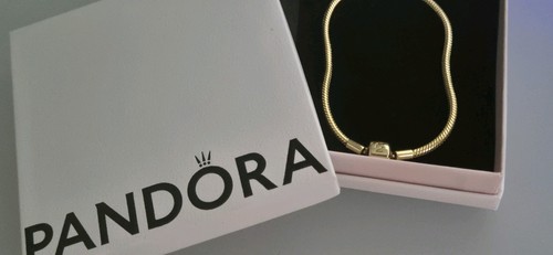 Pandora gold armband - pandora, 14k