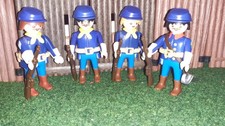 Playmobil Western ACW Nordstaaten Yankee US  Cowboy Kavallerie   4 Mann