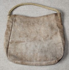 Ledertasche Leonardo Firenze Einkaufstasche Tasche Beutel gerippt geprägt