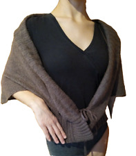 COMMA, Ärmellose Weste Gr. 36, braun, mit Mohair