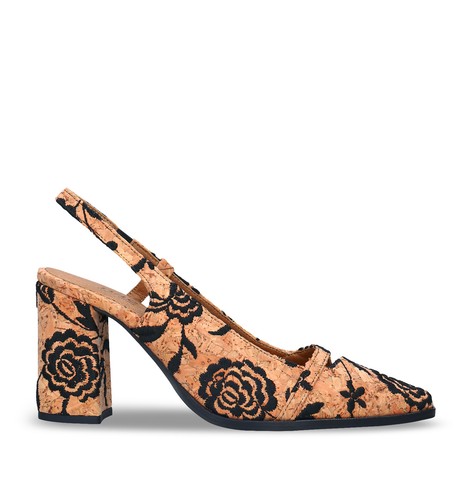Damen kork slingback pumps - damen,