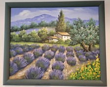 Öl- Gemälde auf Leinwand  mit Holzrahmen