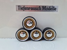 1:18 Old School Echt Alu Felgen Audi VW Mercedes Opel BMW Tuning