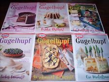 6 GUGELHUPF Hefte, Das Magazin des Dr. Oetker Back-Clubs, Jahrgang 2019 Komplett