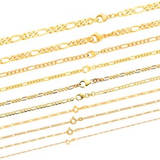 Massive goldkette figarokette - massive,