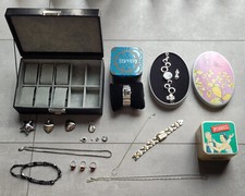 Mode Schmuck Konvolut Energetix Kette Ringe Uhren Esprit Fossil S.Oliver Swatch