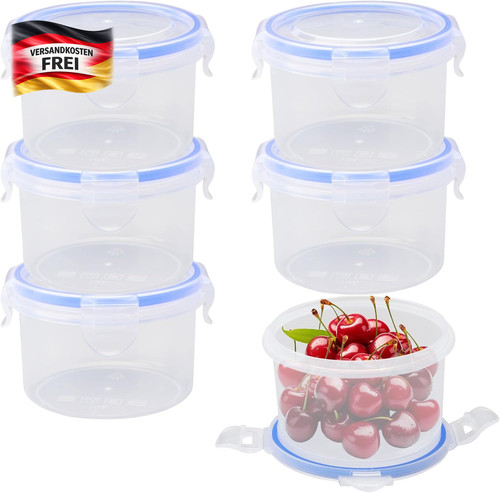 6er pack frischhaltedosen rund - 6er,