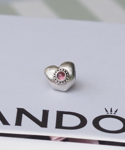 Pandora charm rhodolit rosa - pandora,