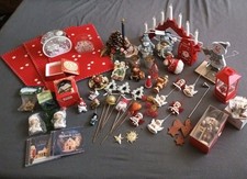 Weihnacht Trödelkiste, Flohmarktteile Flohmarkt Konvolut, Trödel  ca 50 Teile