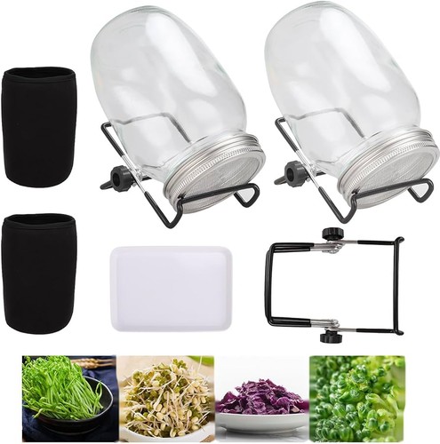 Sprossenglas keimglas set - 2x,