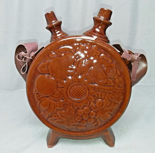 Ungarisch Hirtenflasche Trinkflasche Keramik, Wasserflasche Keramik Flasche C941