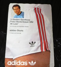 ADIDAS Glanzshorts Franz Beckenbauer Short INLAY DER Originalverpackung Sammler