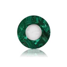 15.2cmx15.2cm Malachit Inlay