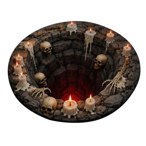 Illusion halloween runde - 3d-illusion,