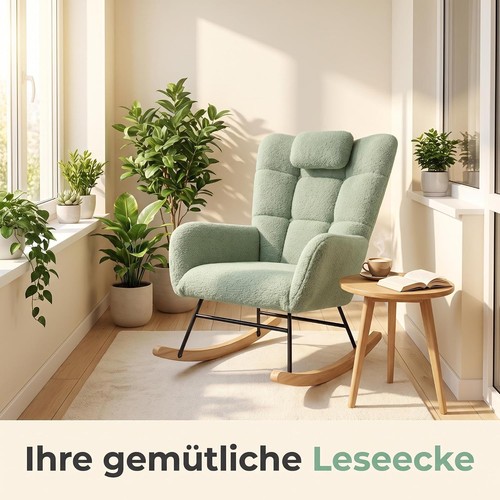 Grün schaukelstuhl sessel - grün,