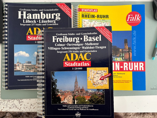 Konvolut stadtatlanten adac - konvolut, (adac