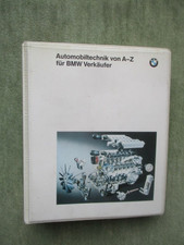 BMWV Verkäufer handbuch Automobiltechnik 1991 +Airbag+525e E28,+325ix E30,Xenon