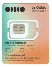 EU+ Travel Prepaid Sim Karte Odido NL for EWR CH NO IS, mit 5 € Startguthaben