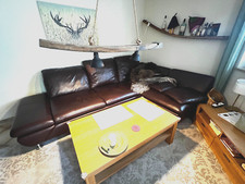 Ledercouch Eckgarnitur Designer SCHILLIG 320cm (Schenkel links) x 200cm (rechts)