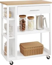 Küchenwagen Servierwagen Holz Rollwagen Küchentrolley Küchenschrank wr043ws