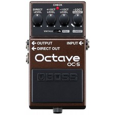 Boss oktave pedal - boss, oc-5