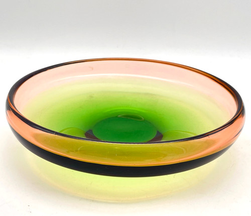 Vintage sommerso glasschale - sommerso,
