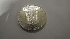 Münze PANAMA 5 BALBOAS 1972