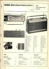 SABA Service Manual für
