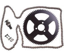 Pocket-Bike 6er Ritzel 68 Zähne 25H Kette 140 Kettenkit Kettenrad DirtBike SET