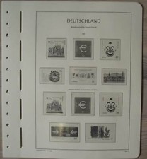 Bund Leuchtturm SF falzlos Vordrucke 1960 - 2003, mit Schutztaschen, zur Auswahl