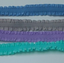 1-3 Gummiband Rüsche