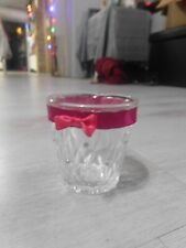 Windlicht/Glas/Perlen/neu