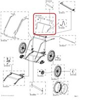 Thule Schiebebügel Sport 2 für Chariot Cheetah 2 XT Cougar 2